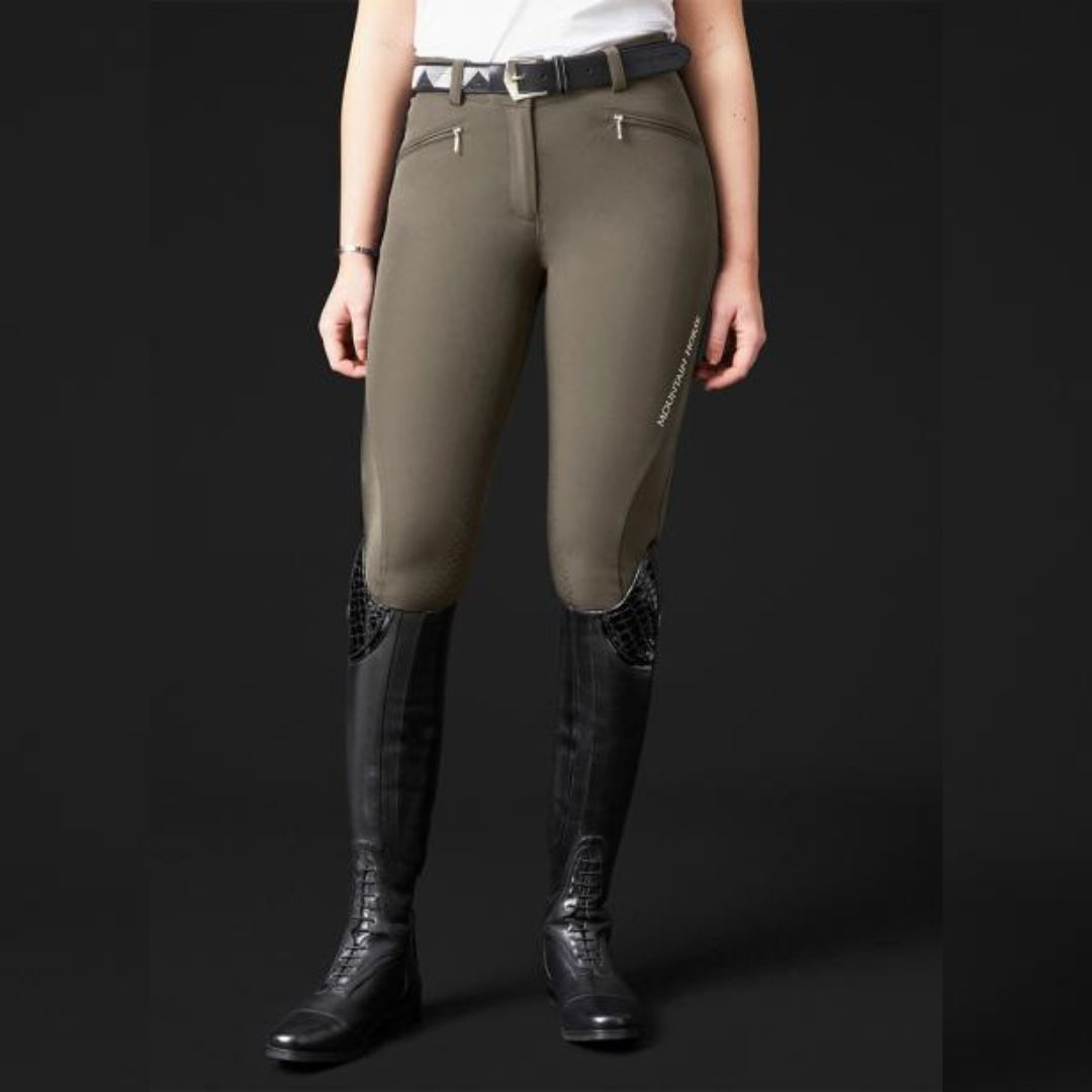 Mountain Horse Women's Marilyn Flex Breeches in Urban Taupe