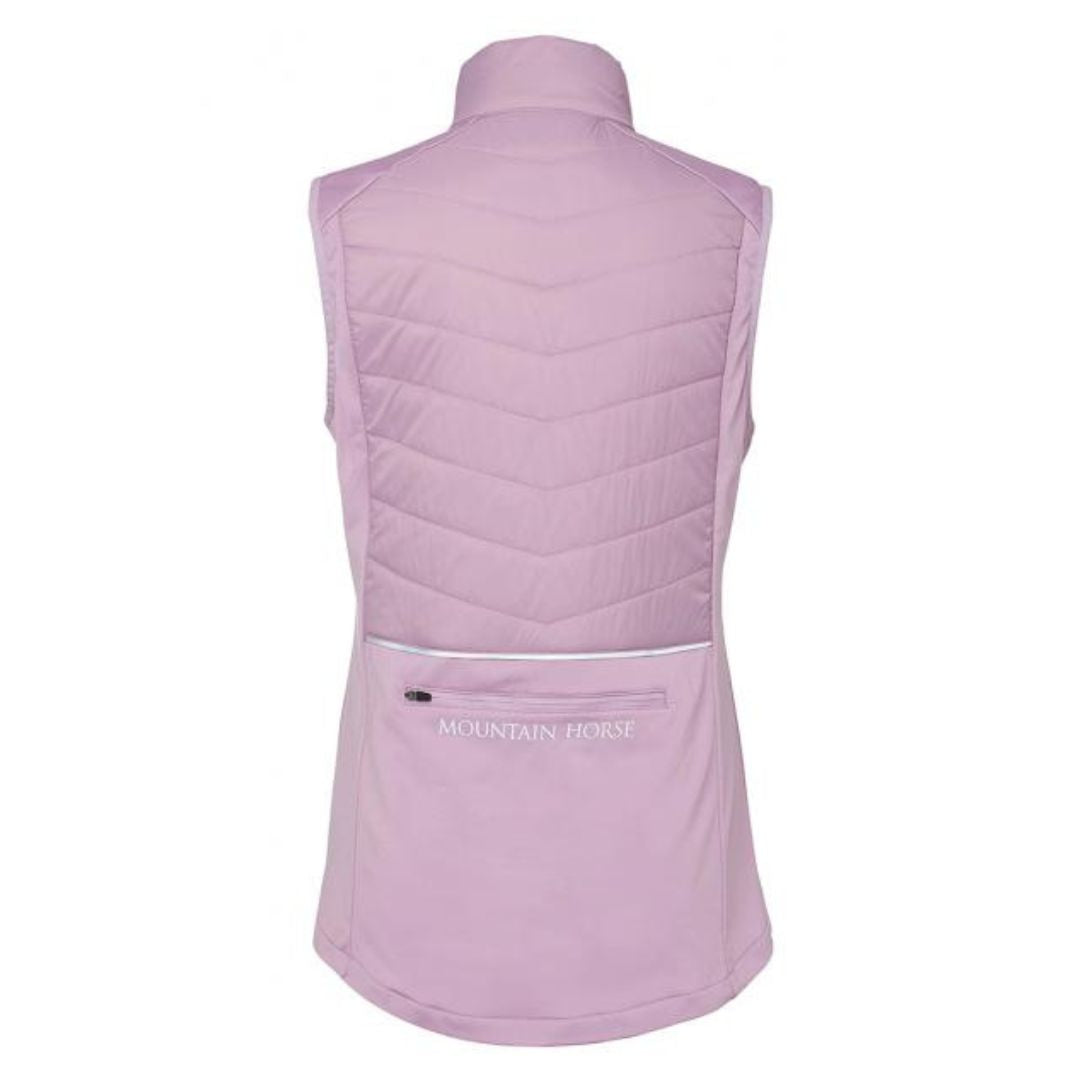 Mountain Horse Women's Prime Hybrid Bodywarmer in Mauve Pink