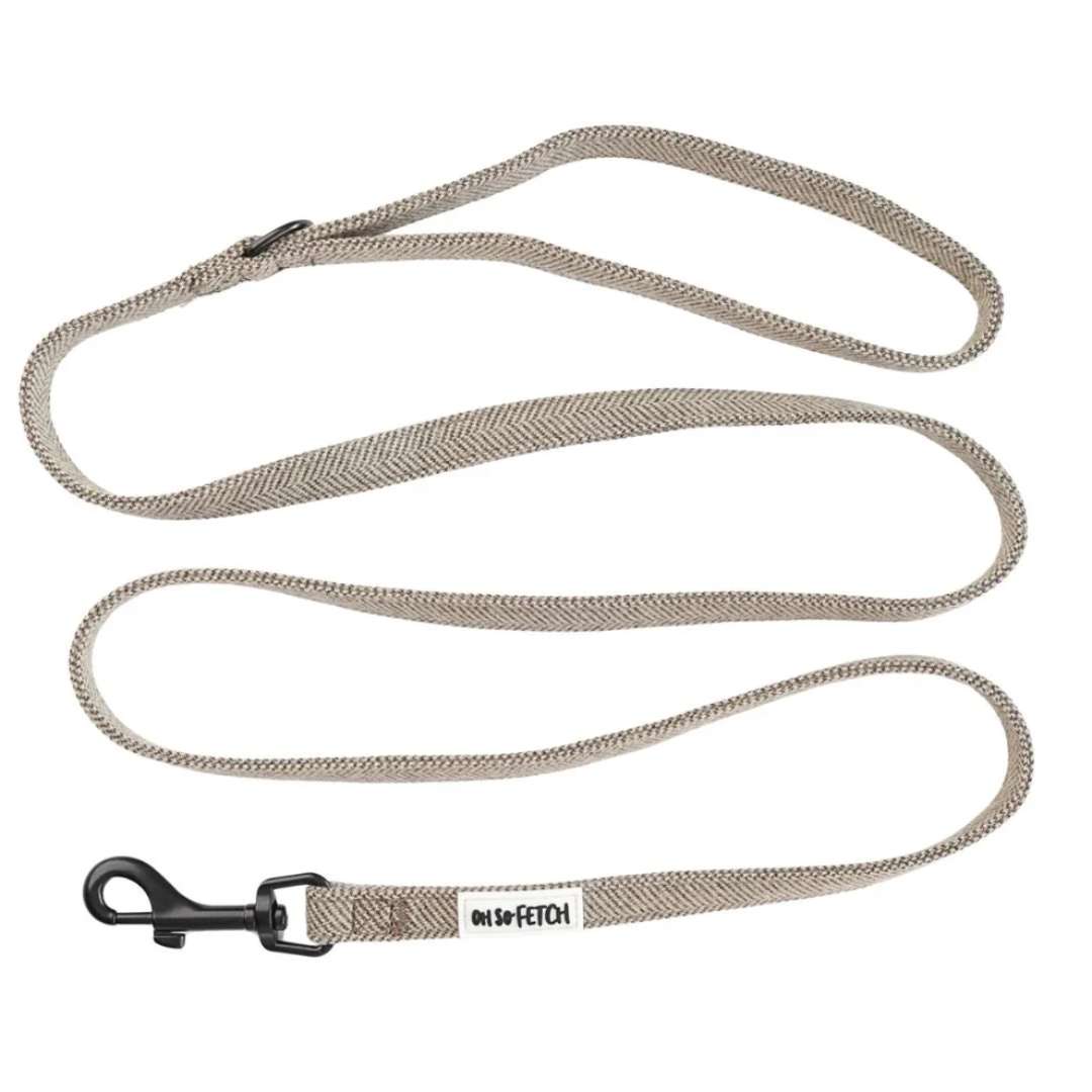 Oh So Fetch Dog Lead in Tweed