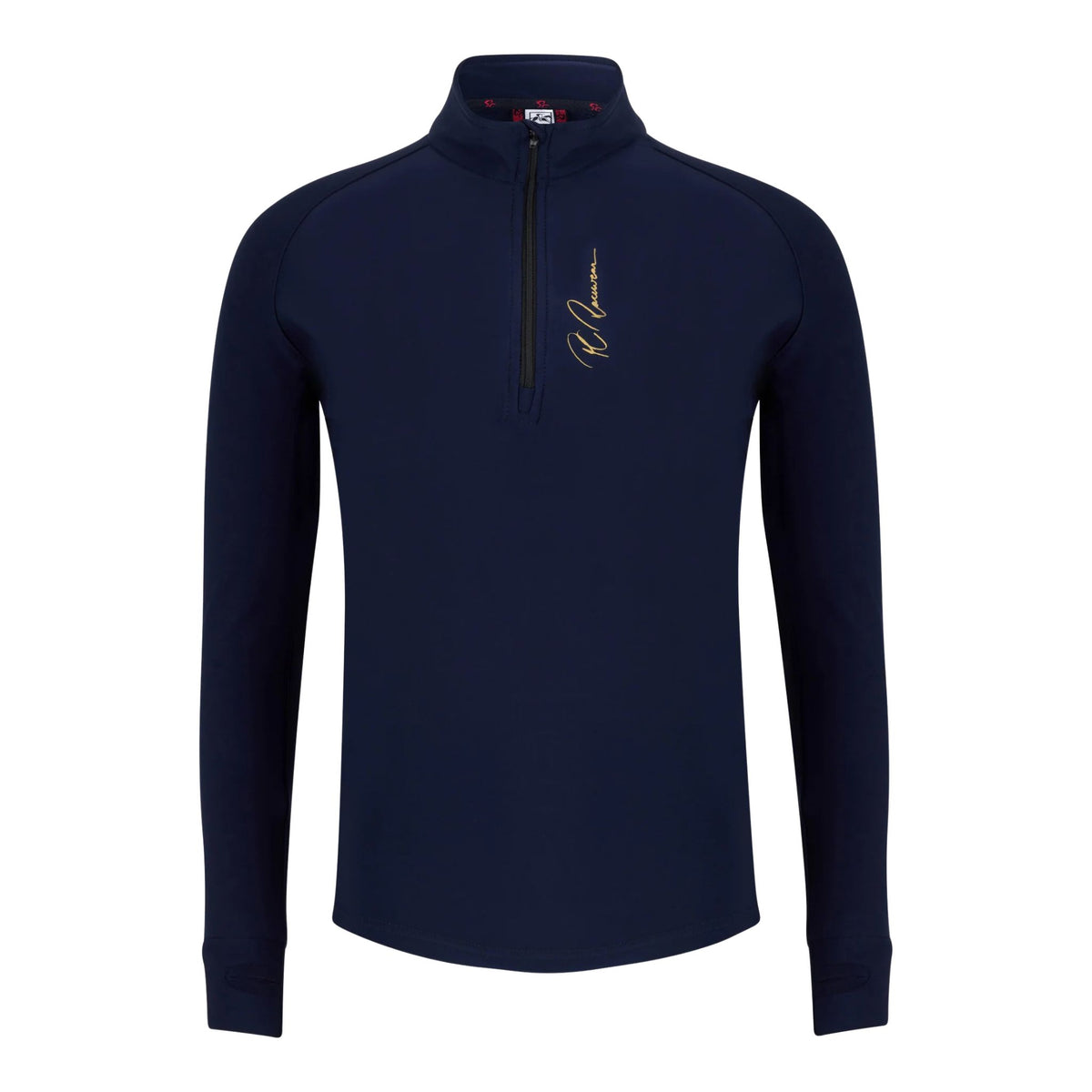 PC Racewear Unisex Half Zip Baselayer in Navy