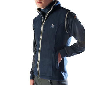 PC Racewear Unisex Paddock Fleece Gilet in Navy