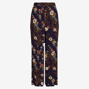 King Louie Women's Palazzo Trousers Rising in Evening Blue