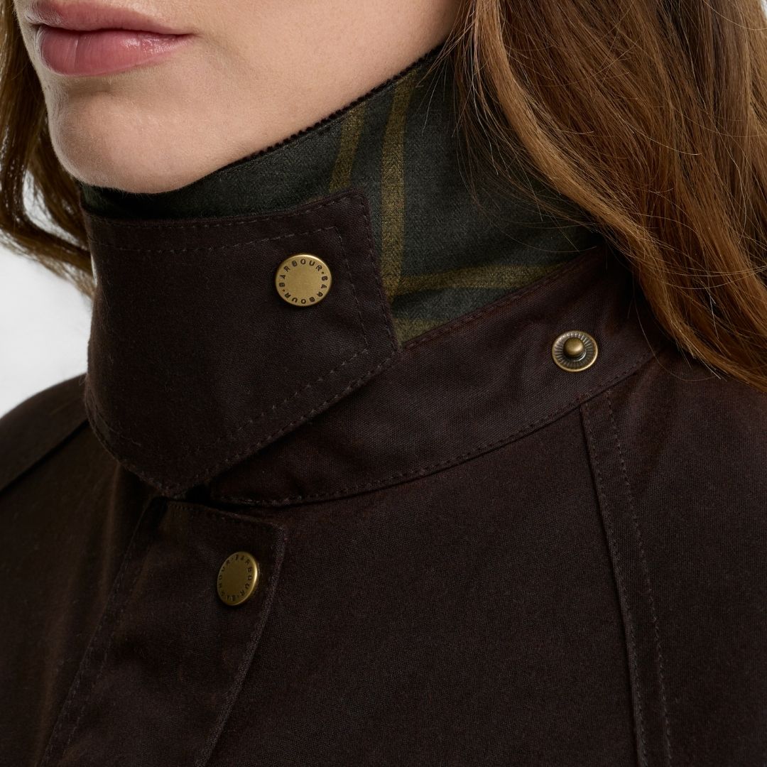 Barbour Women's Acorn Waxed Jacket in Rustic/Classic
