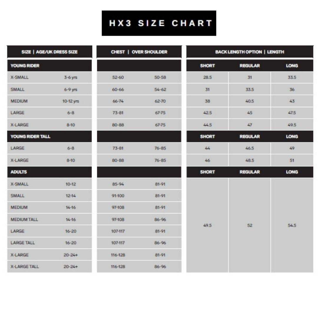 Racesafe Kid's HX3 Body Protector in Black
