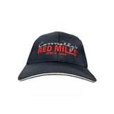 Red Mills Baseball Cap in Navy