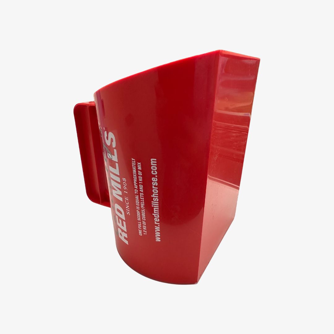 Red Mills Feeding Scoop in Red