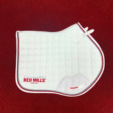 Red Mills Horse Close Contact Saddle Pad in White