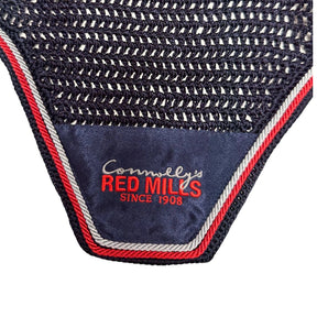 Red Mills Horse Fly Veil in Red