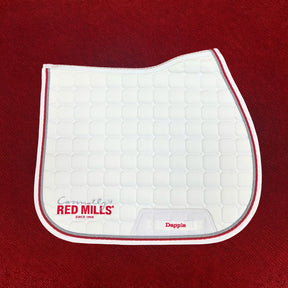 Red Mills Horse Saddle Pad in White