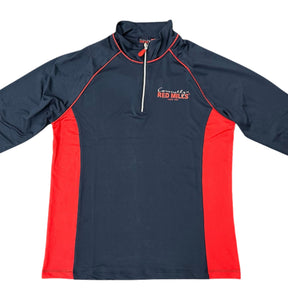 Red Mills Unisex Baselayer in Navy & Red