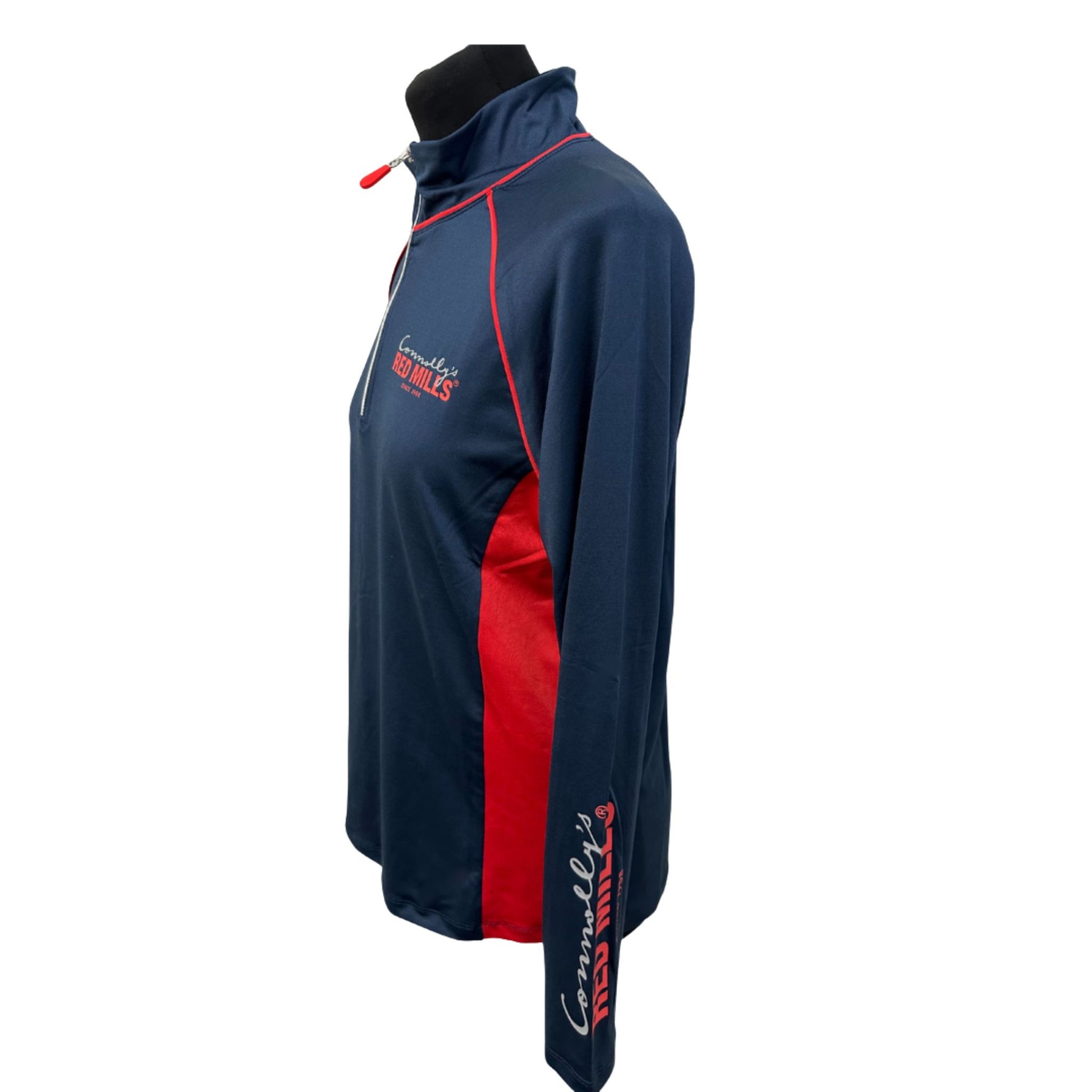 Red Mills Unisex Baselayer in Navy & Red