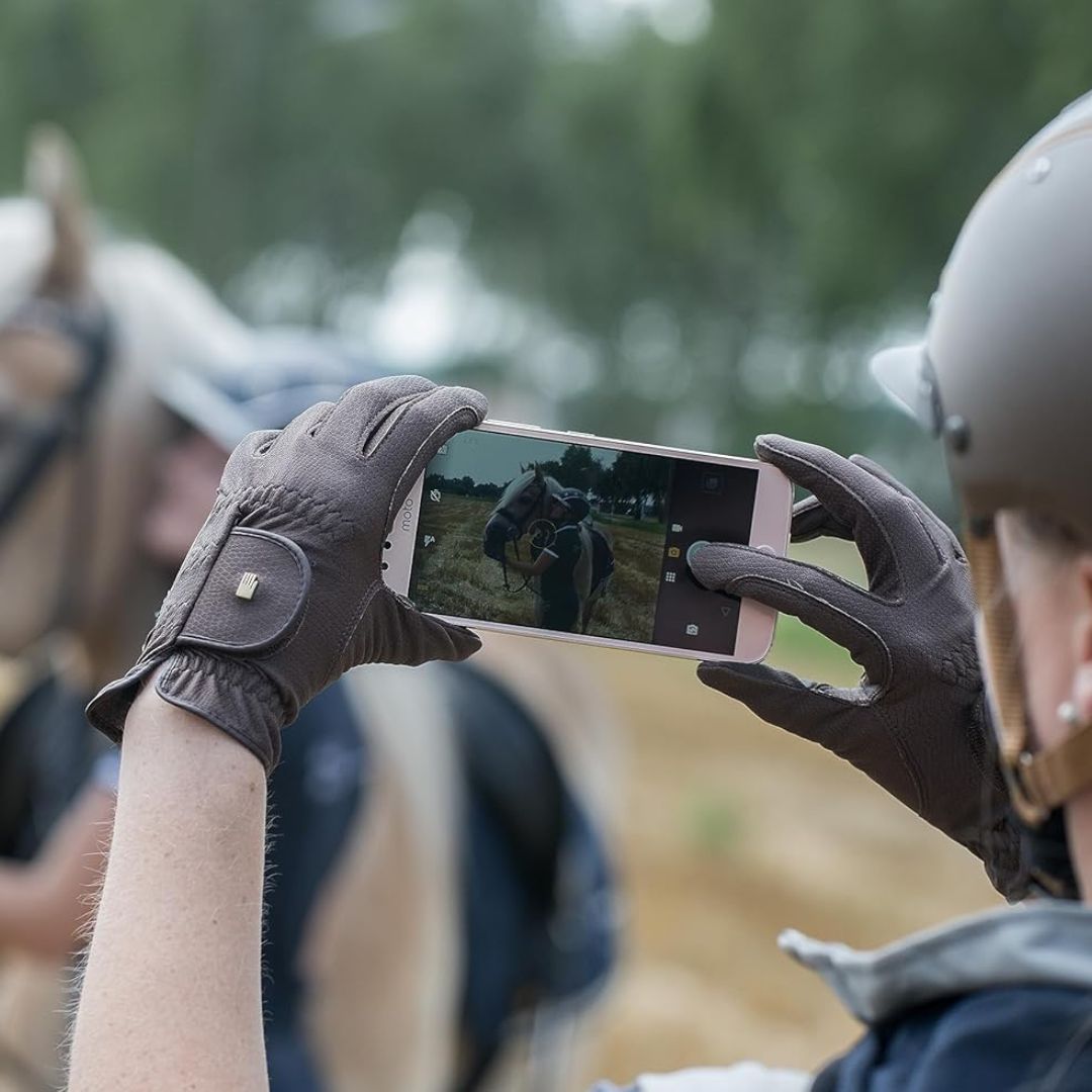 Roeckl Sports Roeck Grip Riding Gloves in Mocha