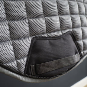 SandStorm Horse MeshAir Close Contact Saddle Pad in Grey