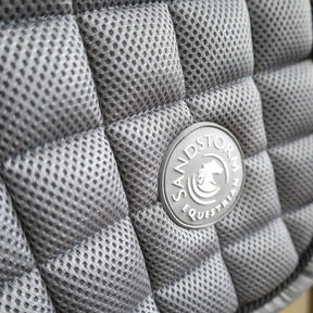 SandStorm Horse MeshAir Close Contact Saddle Pad in Grey