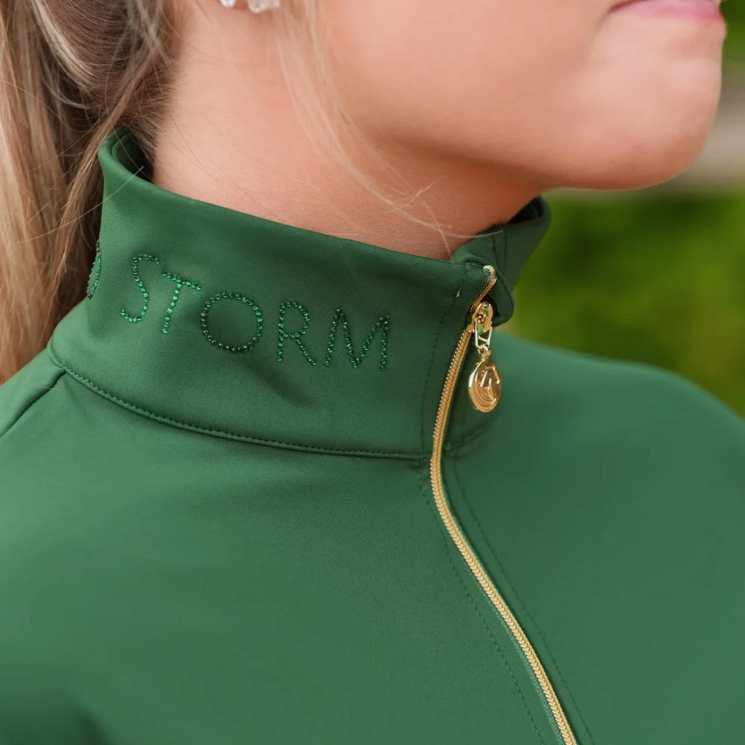 SandStorm Performance Sport Baselayer in Lonrai Emerald