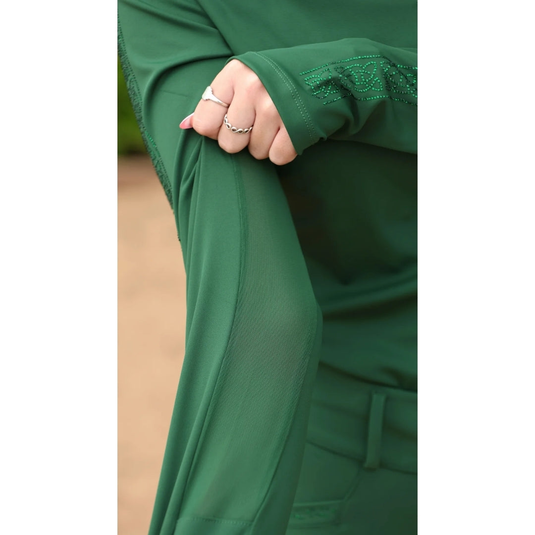 SandStorm Performance Sport Baselayer in Lonrai Emerald