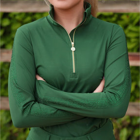 SandStorm Performance Sport Baselayer in Lonrai Emerald