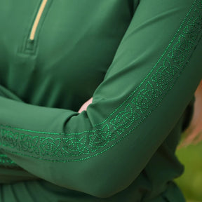 SandStorm Performance Sport Baselayer in Lonrai Emerald