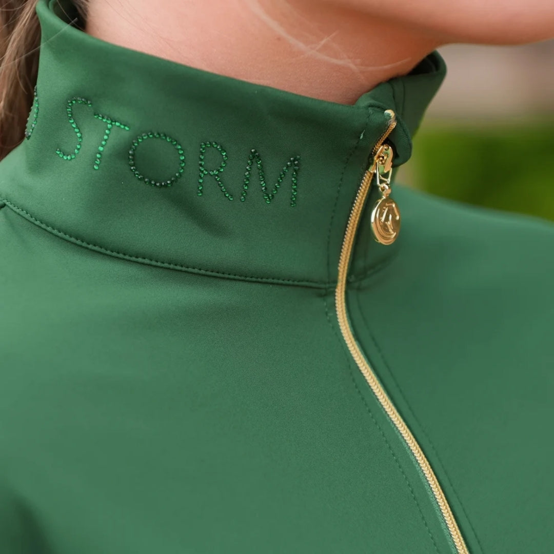 SandStorm Performance Sport Baselayer in Lonrai Emerald