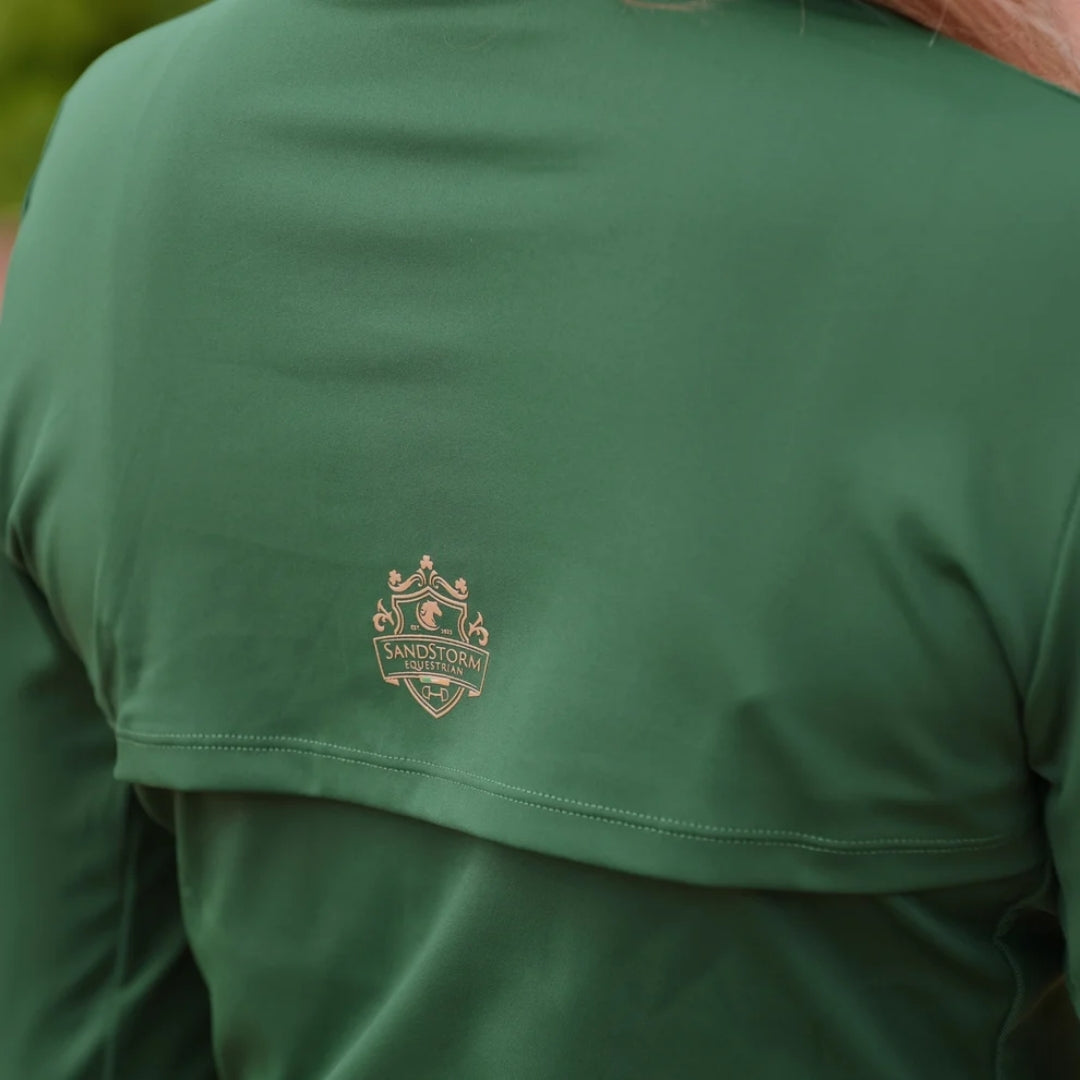 SandStorm Performance Sport Baselayer in Lonrai Emerald