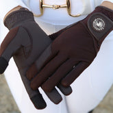 SandStorm Riding Gloves in Brown