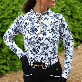 SandStorm Women's Gold Snaffle Belt in Black Vintage Rose