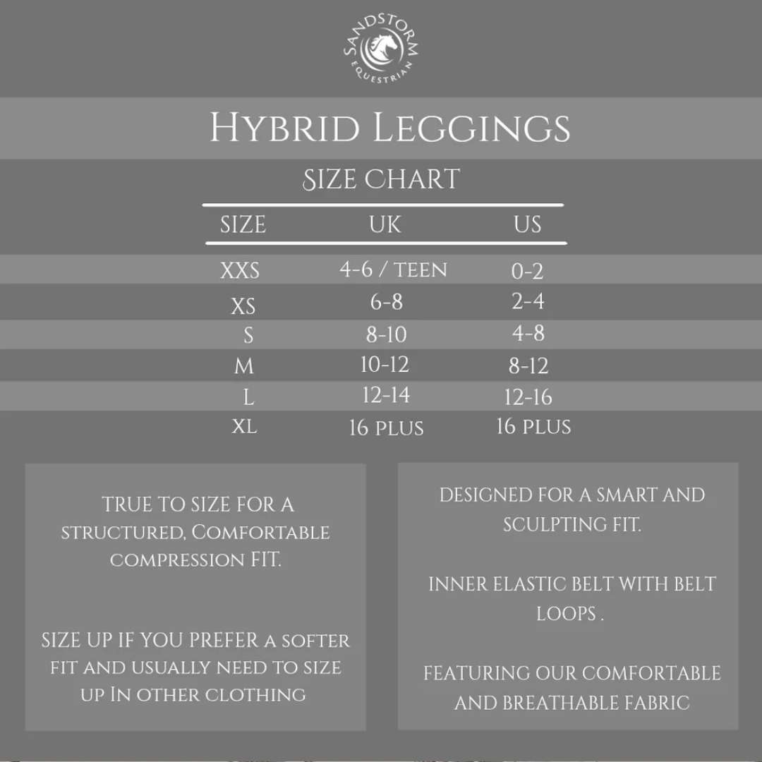 SandStorm Women's Hybrid Riding Leggings in Hunter Green