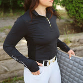 SandStorm Women's Performance Sport Baselayer in Black