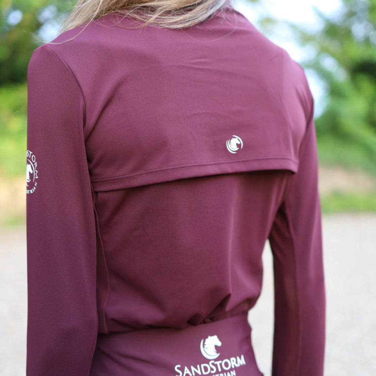 SandStorm Women's Performance Sport Baselayer in Burgundy