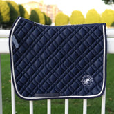 SandStorm Horse Satin Saddle Pad in Navy