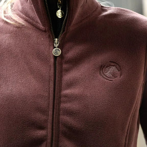 SandStorm Women's Country Fleece Gilet in Chocolate