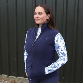 SandStorm Women's Country Fleece Gilet in Navy