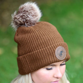 SandStorm Women's Fleece Lined Beanie in Chocolate