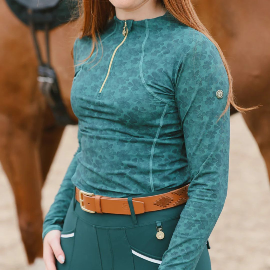 SandStorm Women's Performance Sport Baselayer in Shamrock