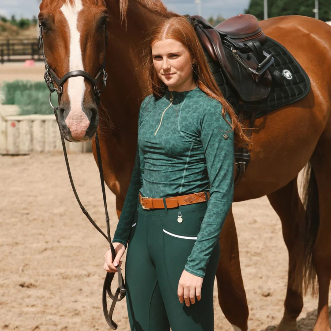 SandStorm Women's Performance Sport Baselayer in Shamrock