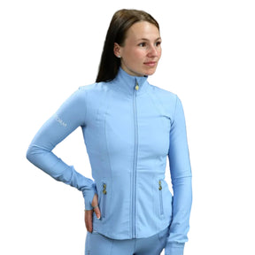 SandStorm Women's Sculpt Training Riding Jacket in Endless Sky Blue