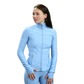 SandStorm Women's Sculpt Training Riding Jacket in Endless Sky Blue