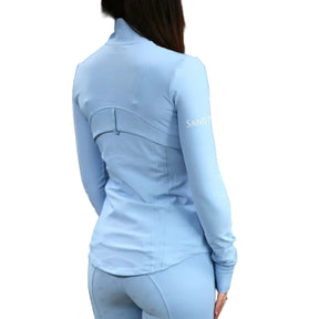 SandStorm Women's Sculpt Training Riding Jacket in Endless Sky Blue
