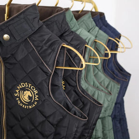 SandStorm Women's Tailored Quilted Gilet in Black