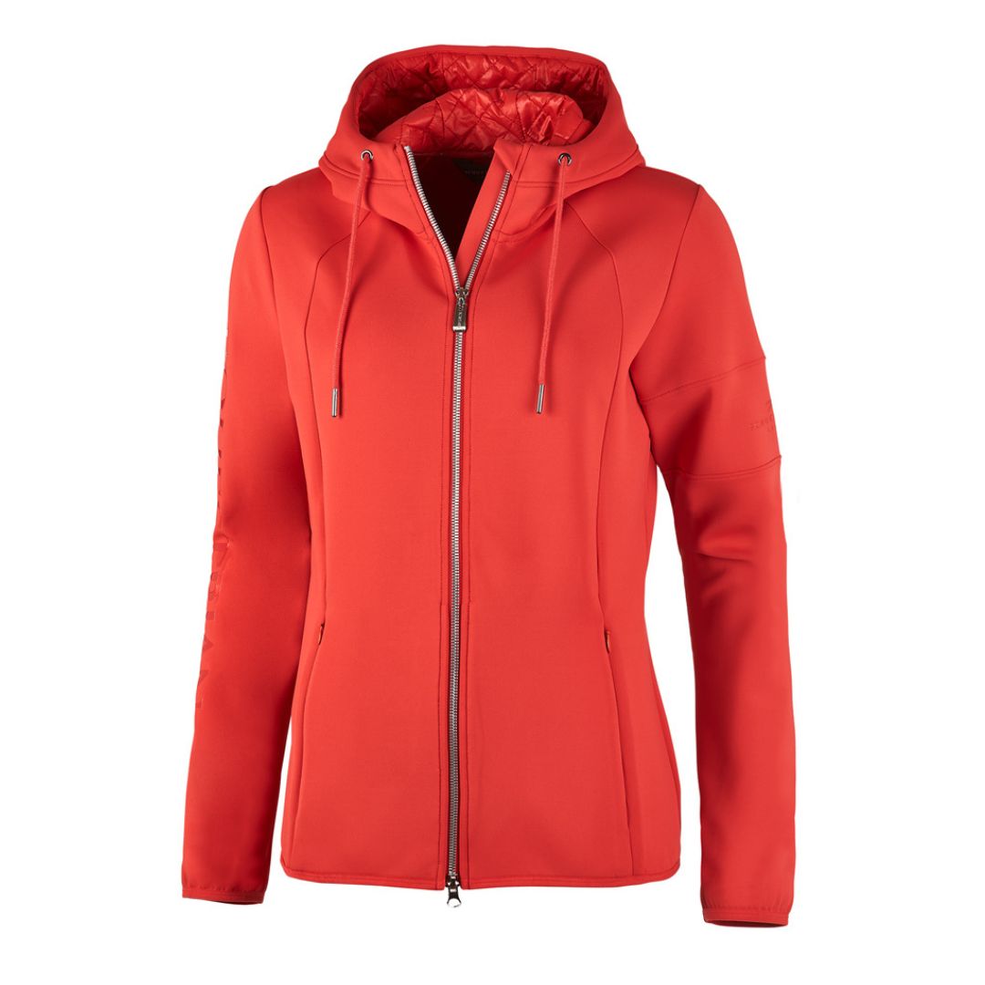 Schockemohle Women's Fabiola Hooded Jacket in True Red