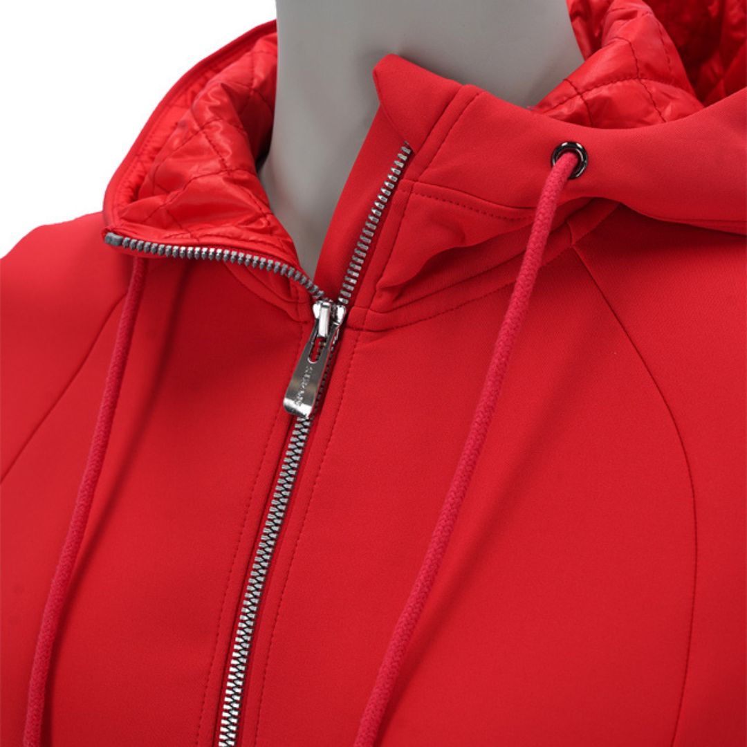 Schockemohle Women's Fabiola Hooded Jacket in True Red