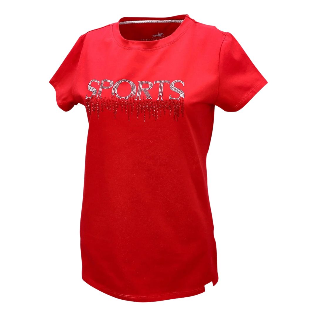 Schockemohle Women's Lisanne T-Shirt in True Red