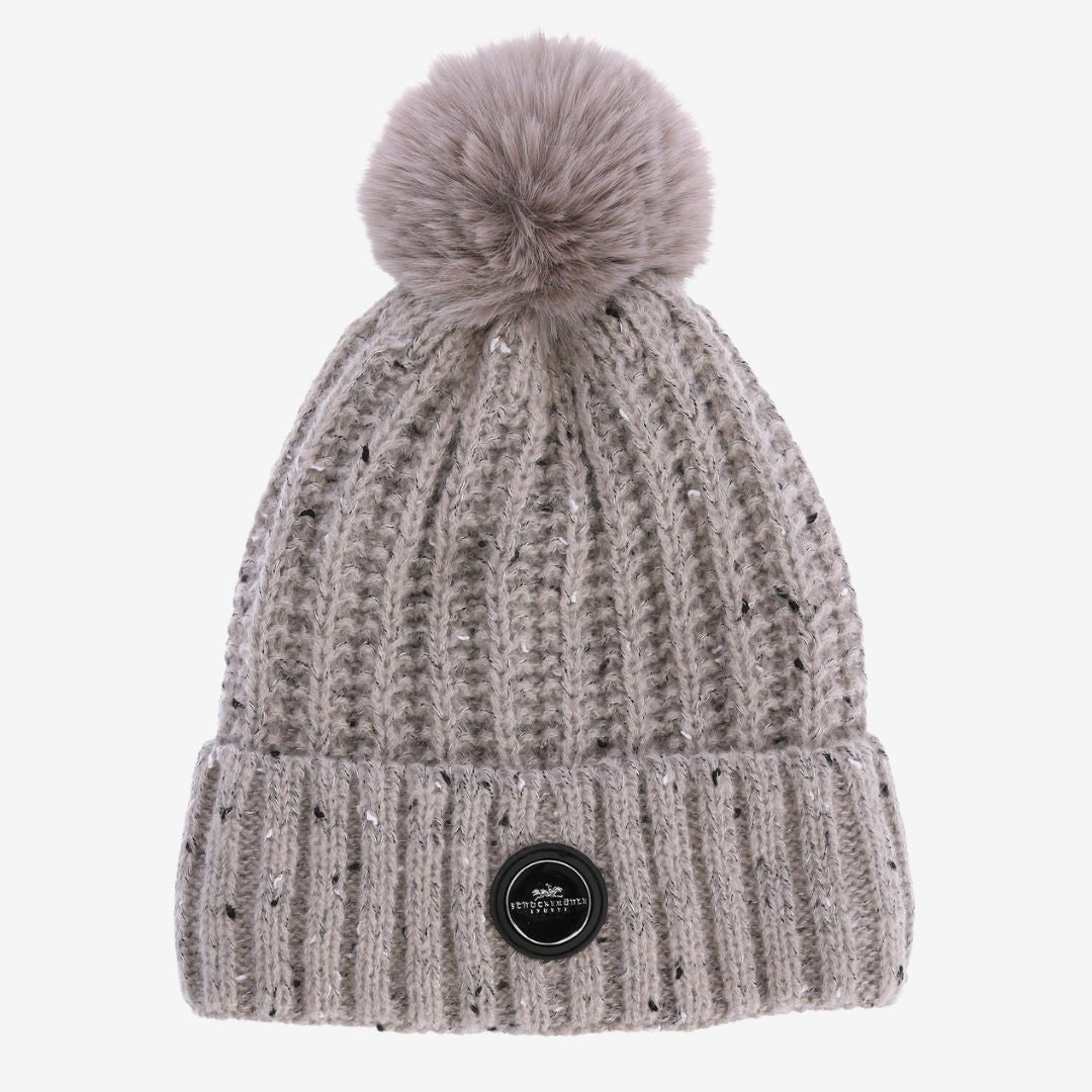 Schockemohle Melange Style Bobble Hat in Cardamom