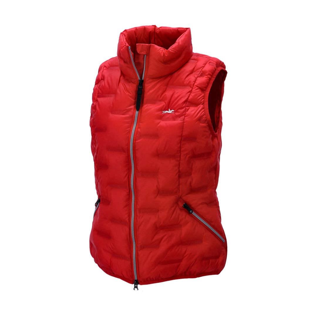 Schockemohle Women's Rose Bodywarmer in True Red