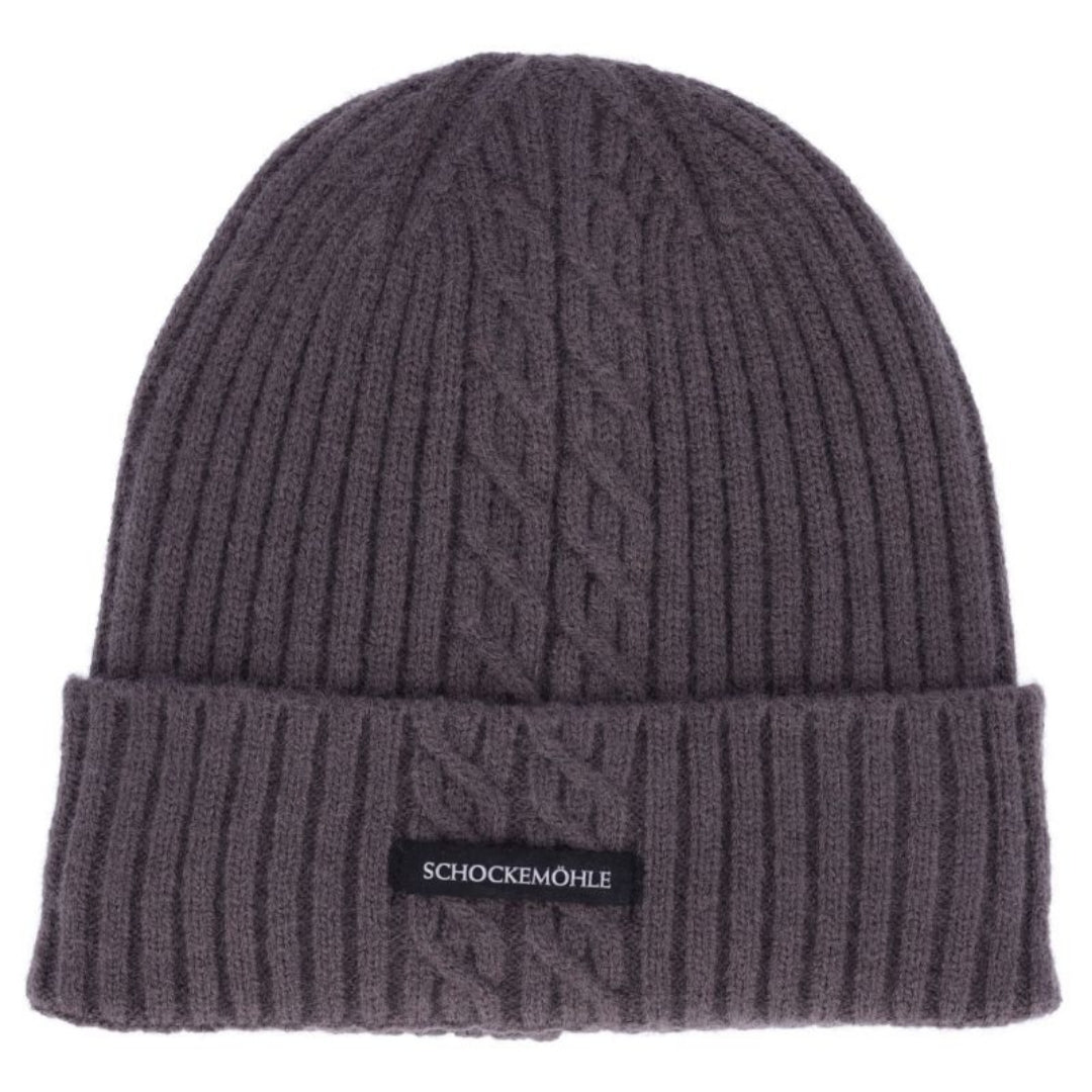 Schockemohle Women's SP Style Braided Beanie in Chocolate