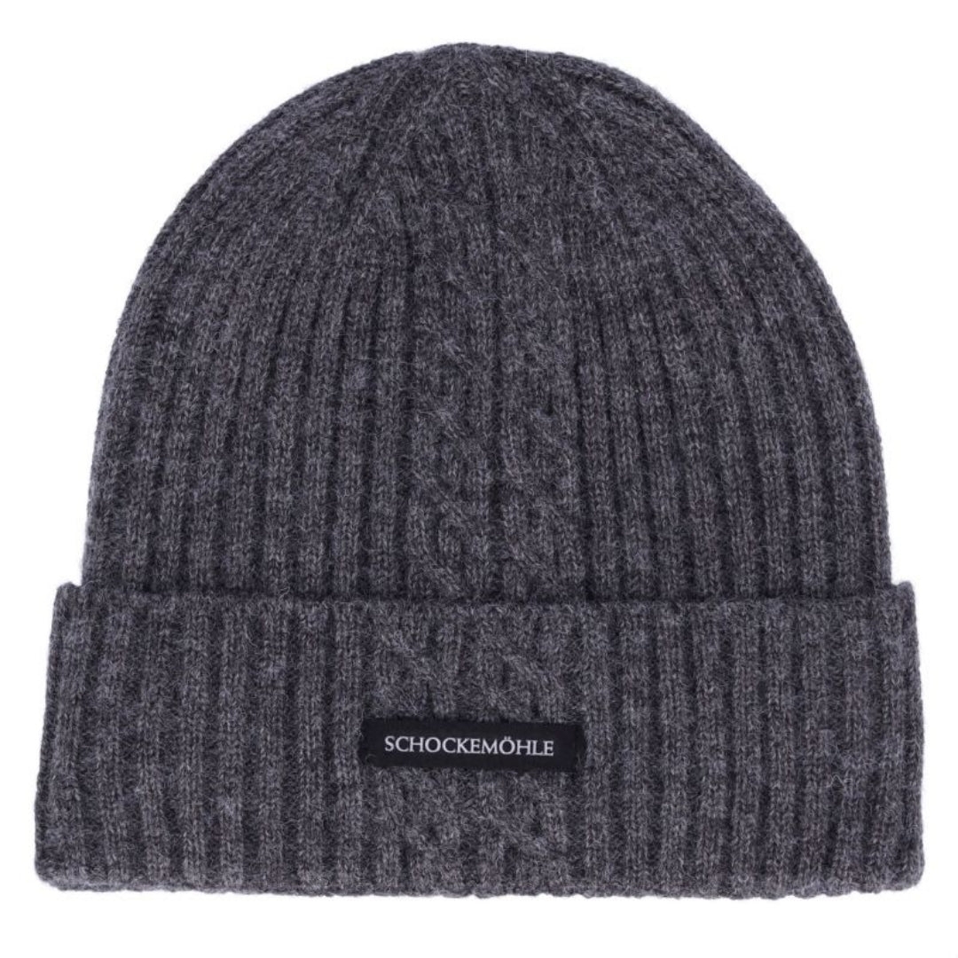 Schockemohle Women's SP Style Braided Beanie in Grey