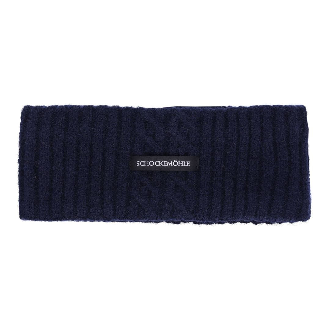 Schockemohle SP Braided Style Headband in Navy