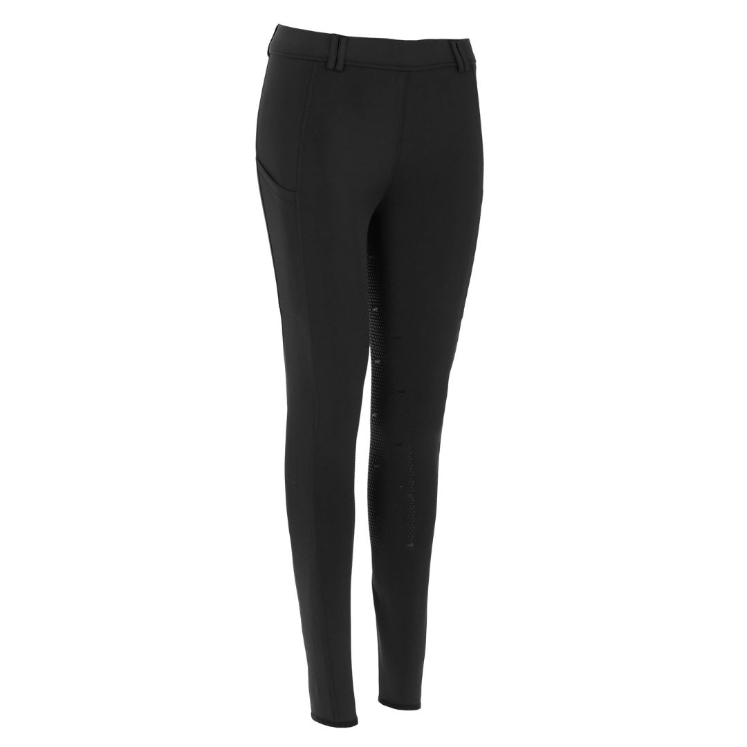 Schockemohle Women's Air Sporty FS Style Riding Tights in Dark Grey