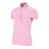 Schockemohle Women's SP Madlin Style Polo Shirt in Dusty Pink