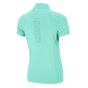 Schockemohle Women's SP Madlin Style Polo Shirt in Sea Green